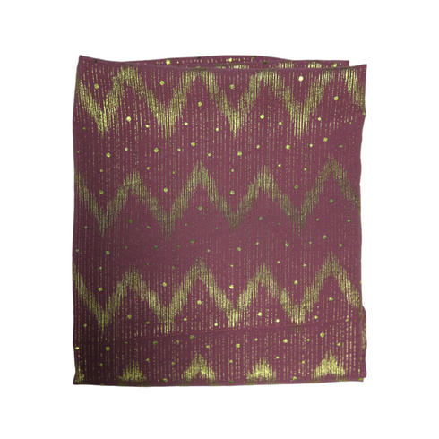 Foil printed Georgette- Dull Pink